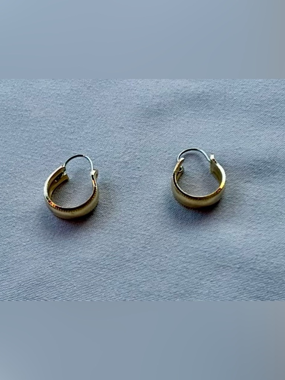 Gold-Tone Huggie Earrings - Picture 2 of 6
